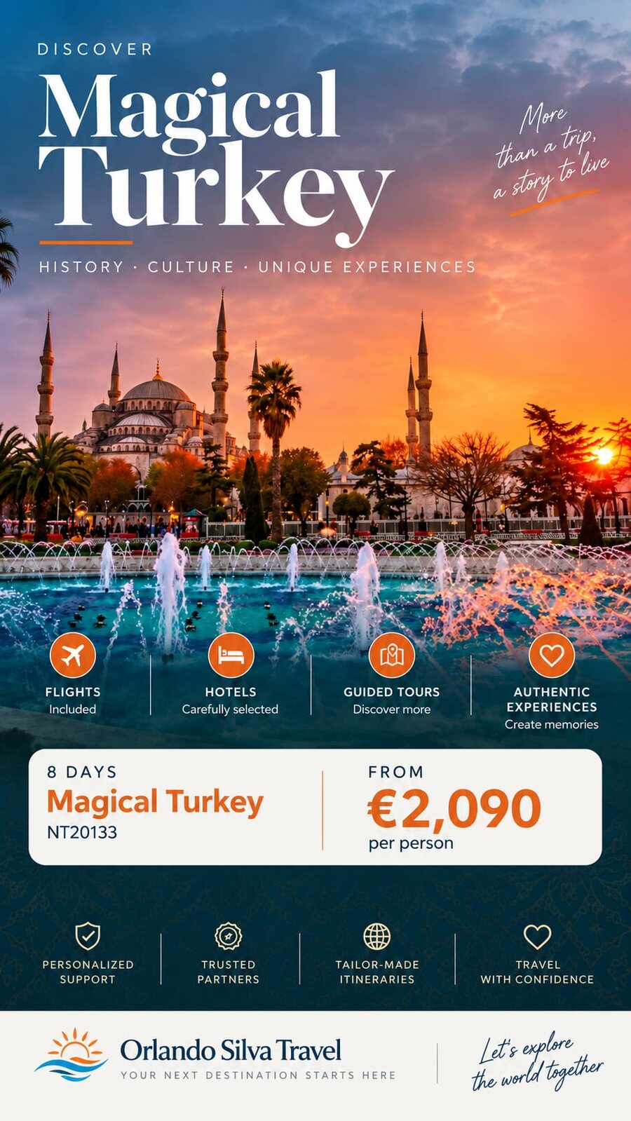 Magical Turkey — 8 days (from €2,090 pp · ref. NT20133)